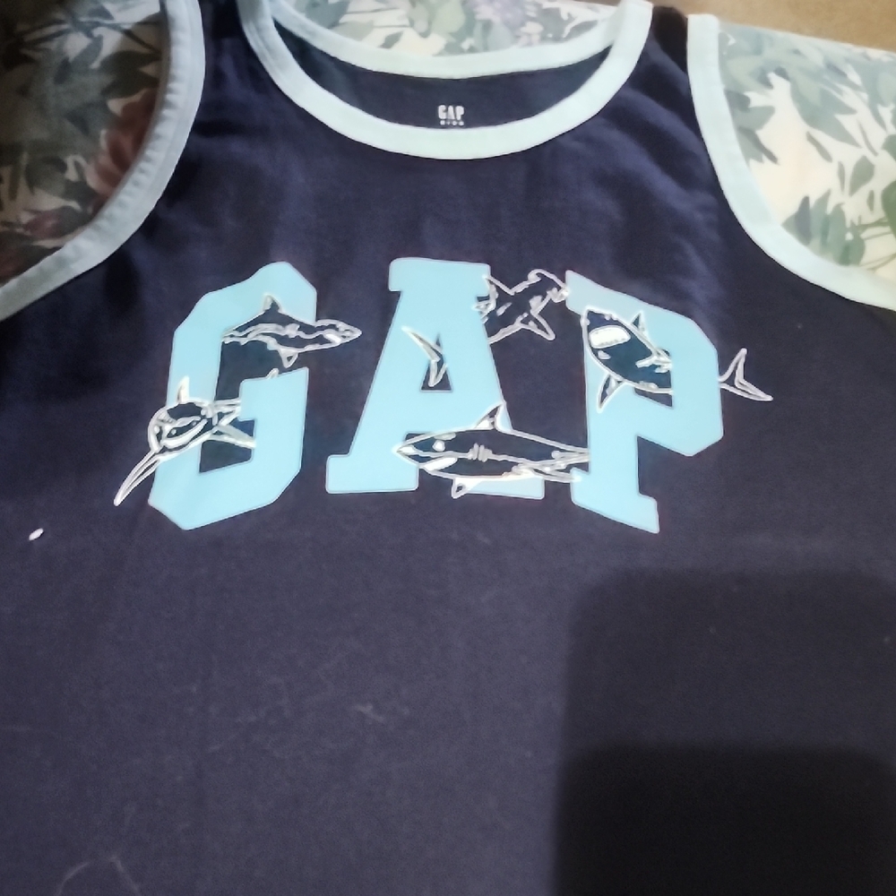 GAP Blue Tank Top Sporty Design